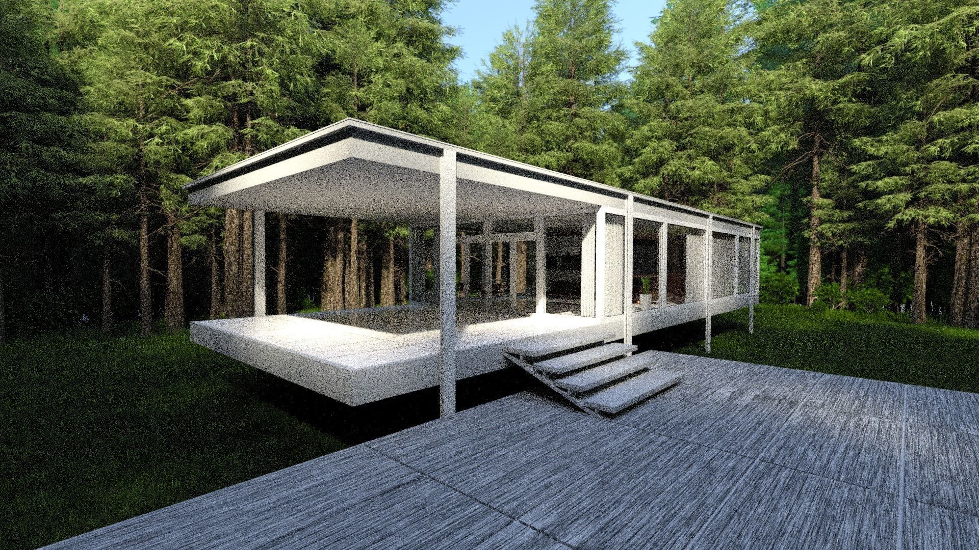 Modular modern 3d house model 3D model_14