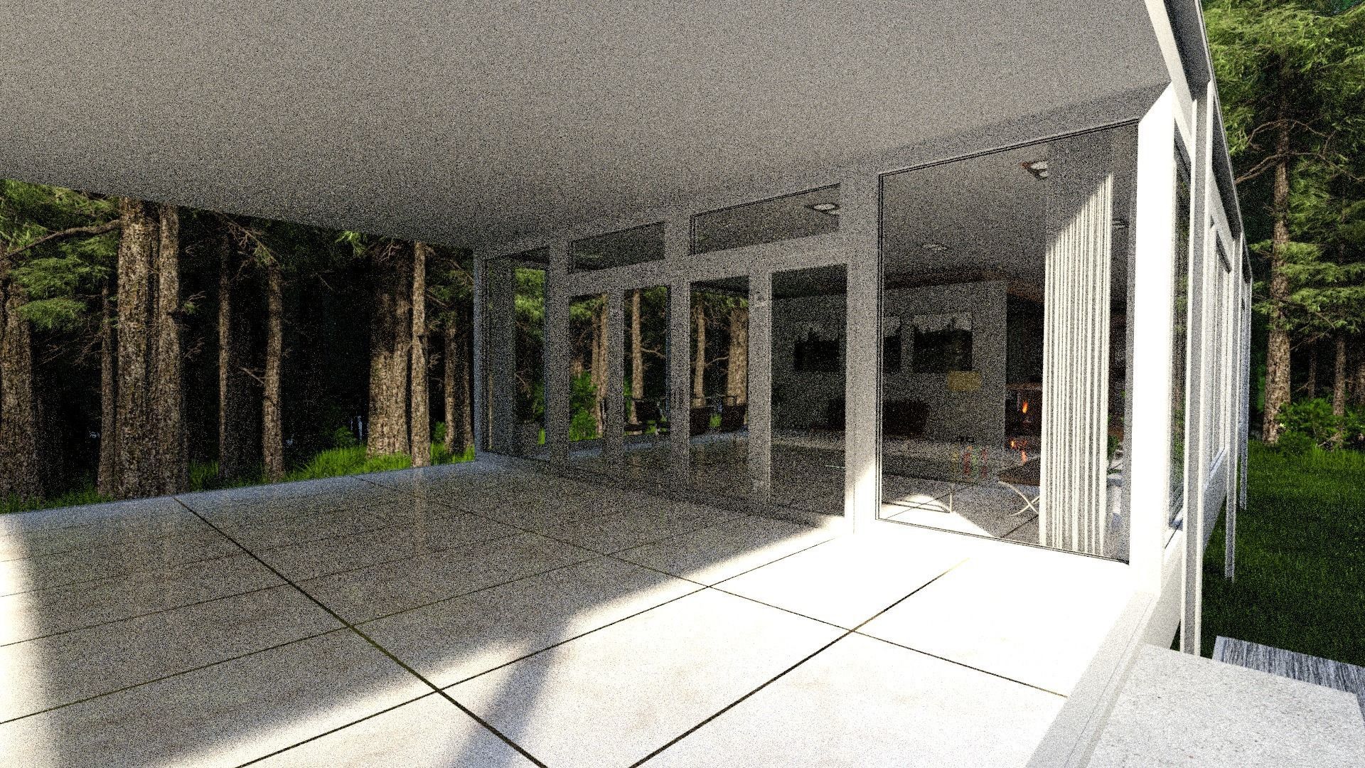 Modular modern 3d house model 3D model_13