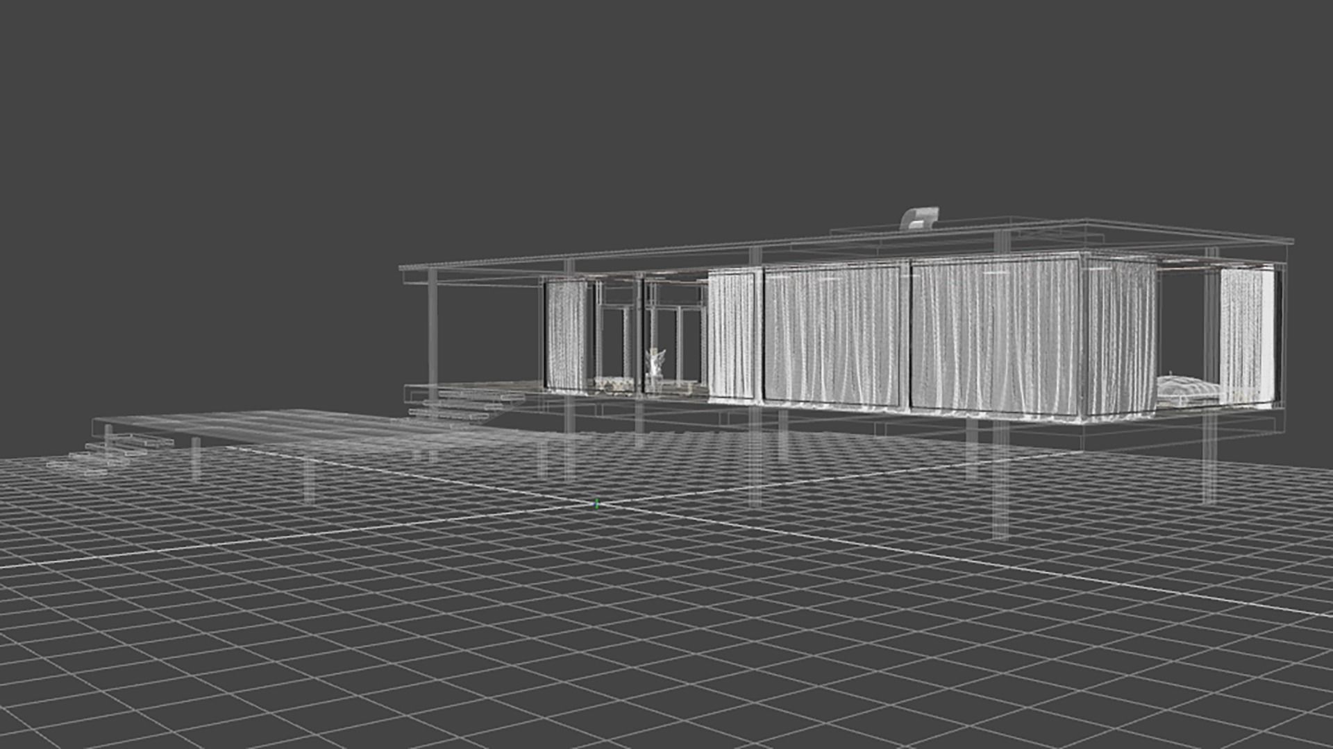 Modular modern 3d house model 3D model_15
