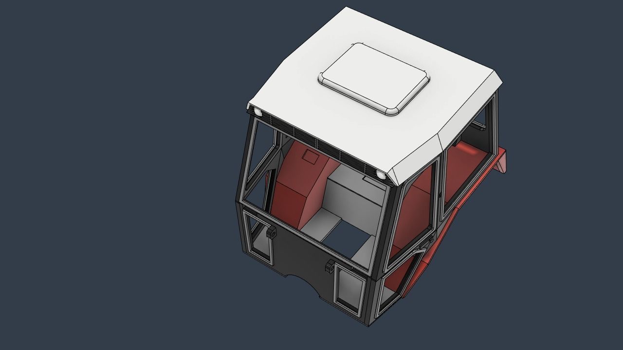 zetor 7745 3D print model_11