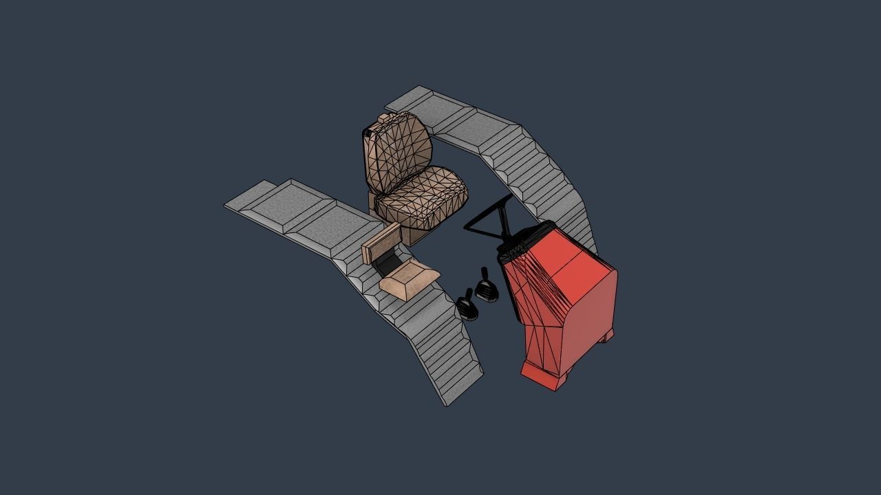 zetor 7745 3D print model_4