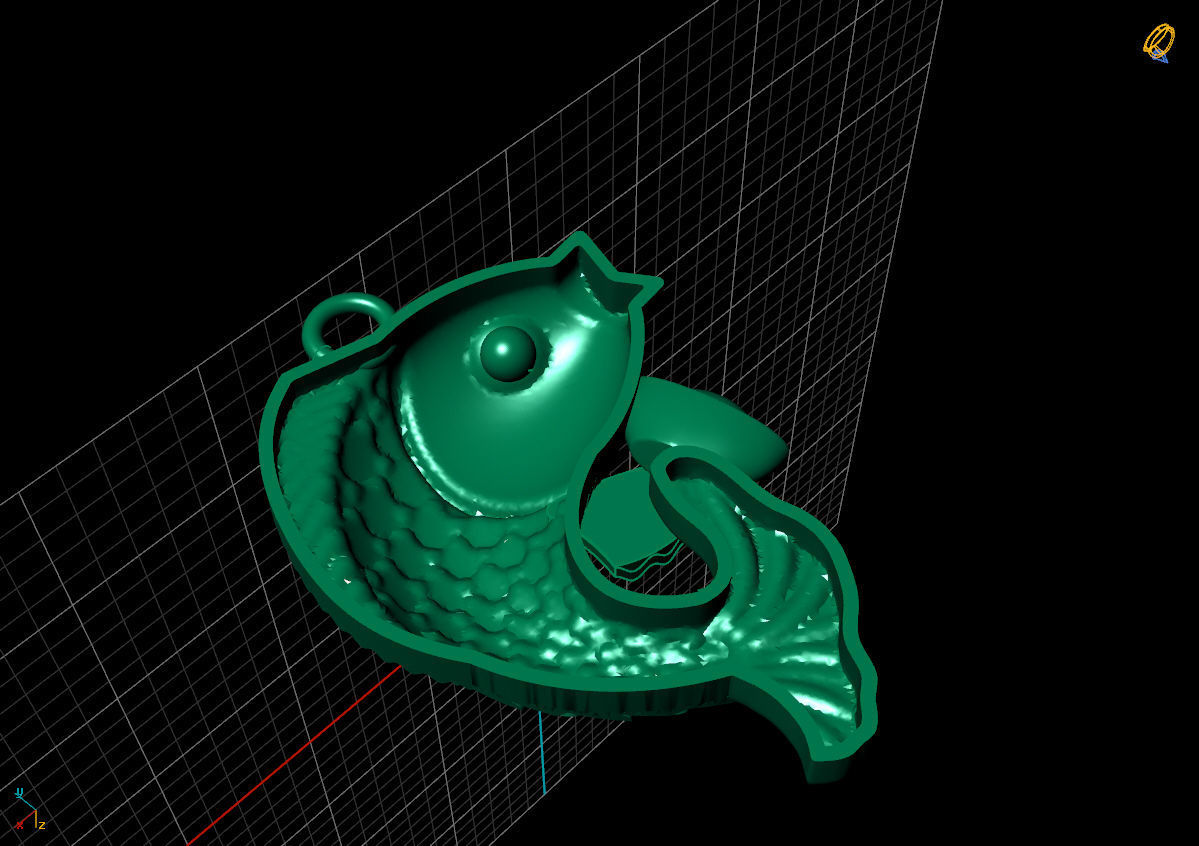 PENDANTS FISH 3D print model_2