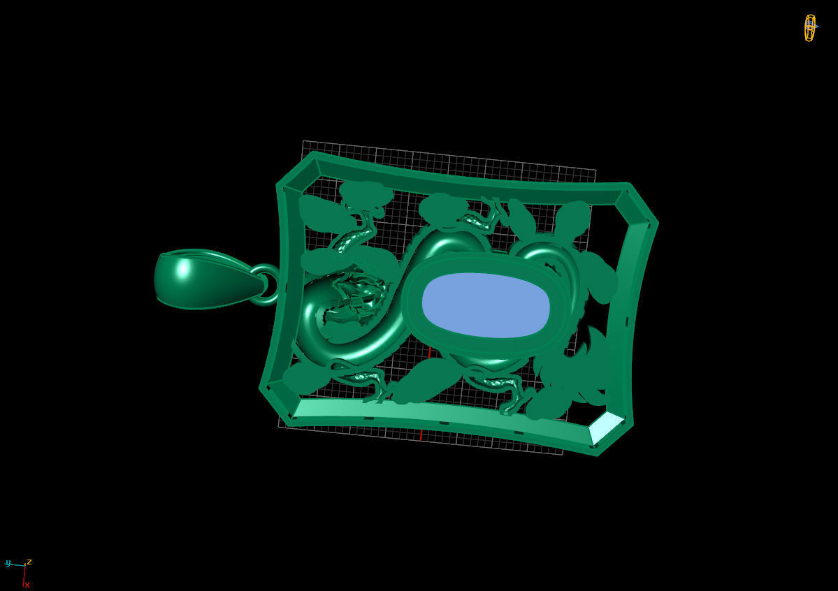PENDANTS DRAGON 3D print model_2