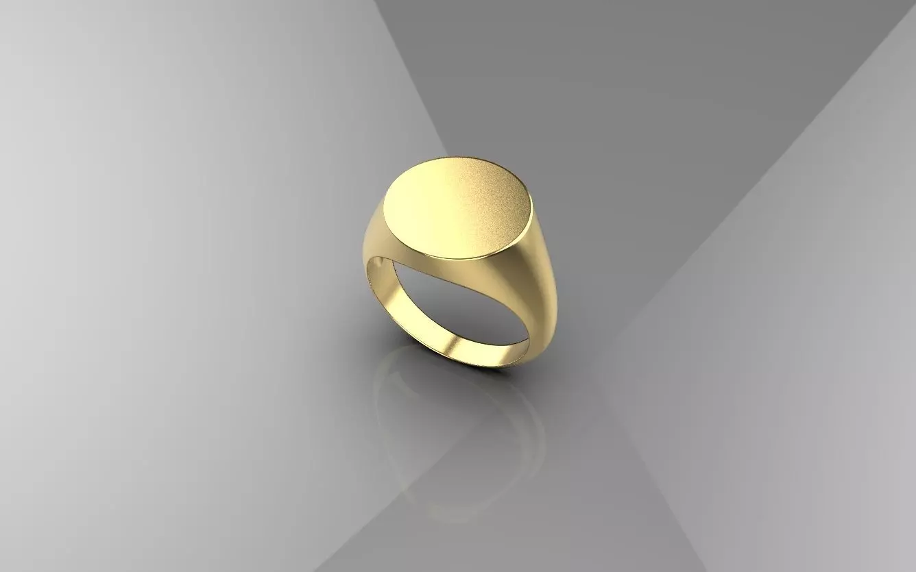 mens ring classic finger ring Free 3D print model