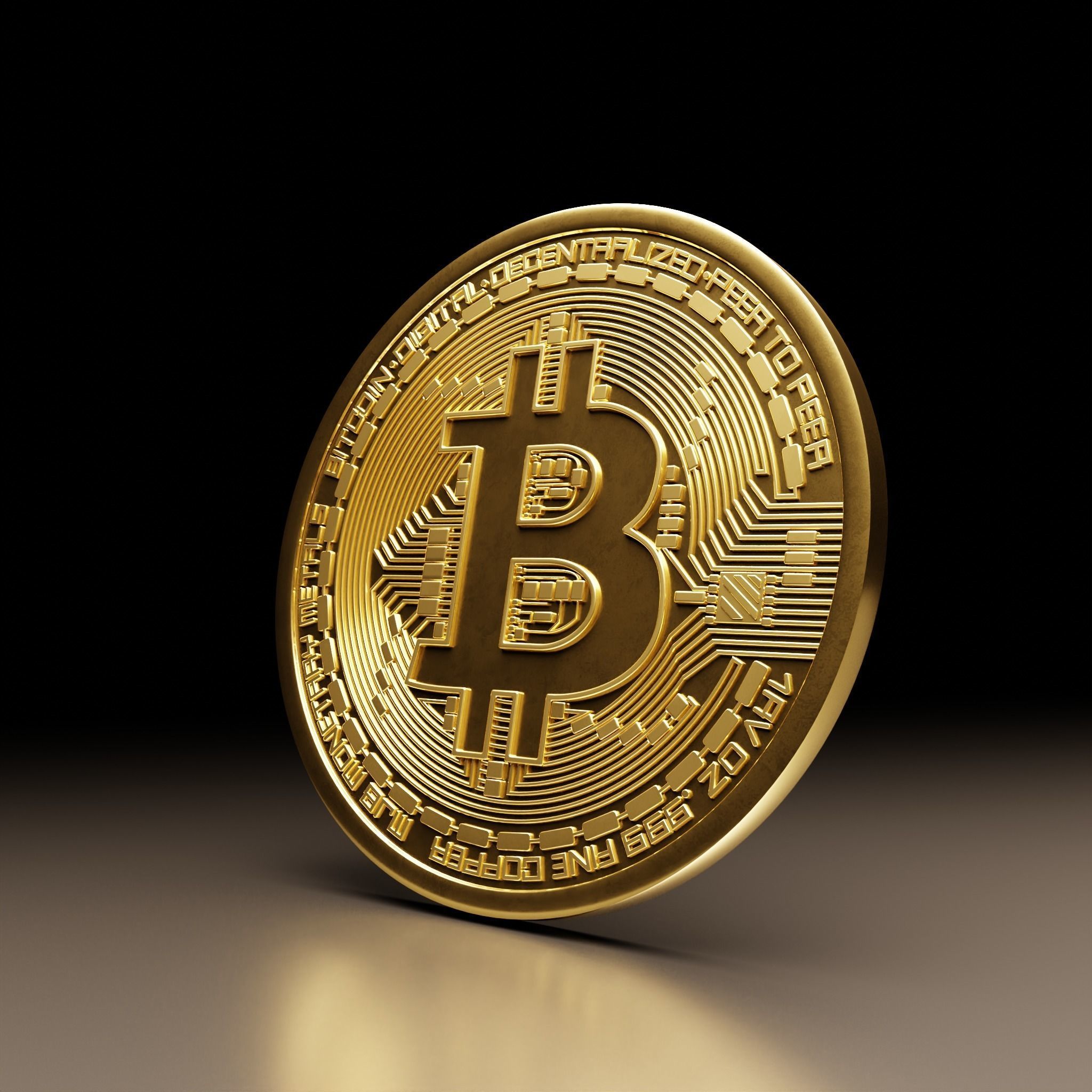 Bitcoin 3D model_4
