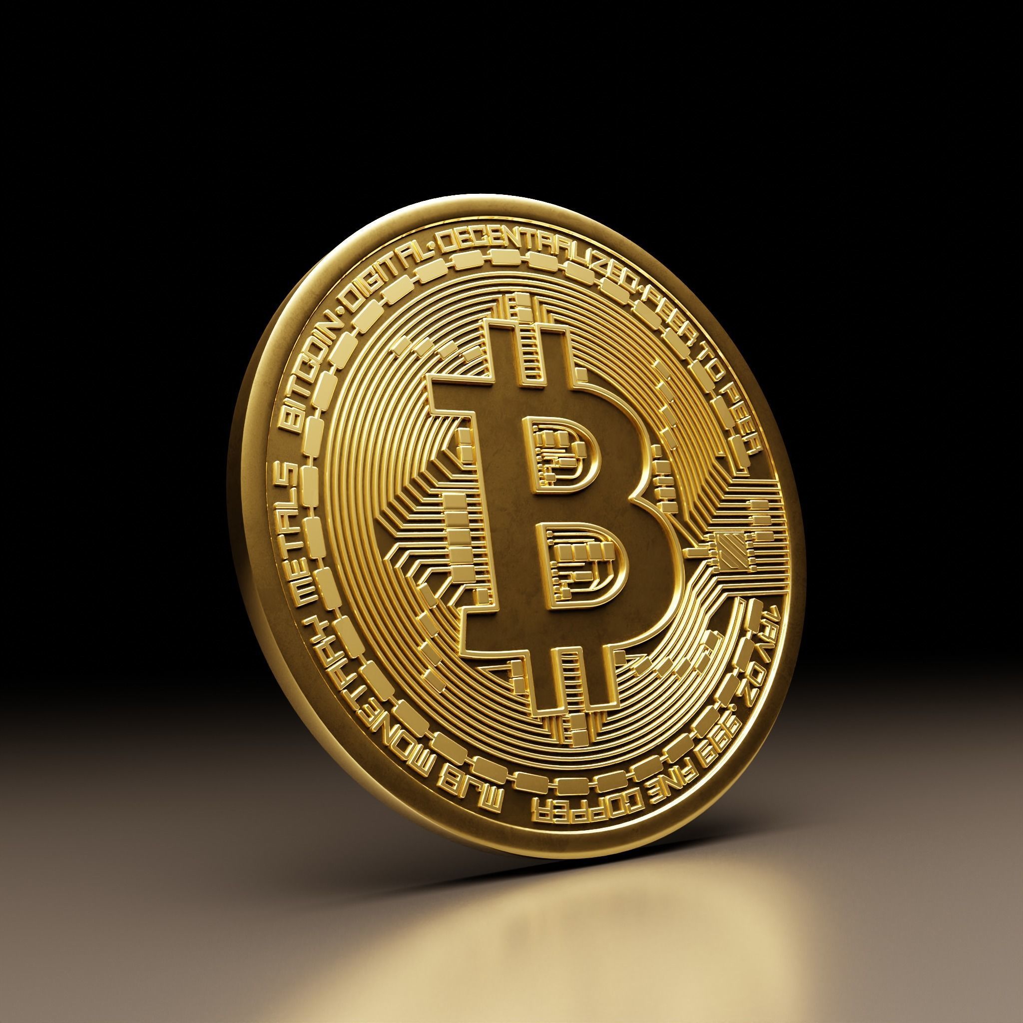 Bitcoin 3D model_8