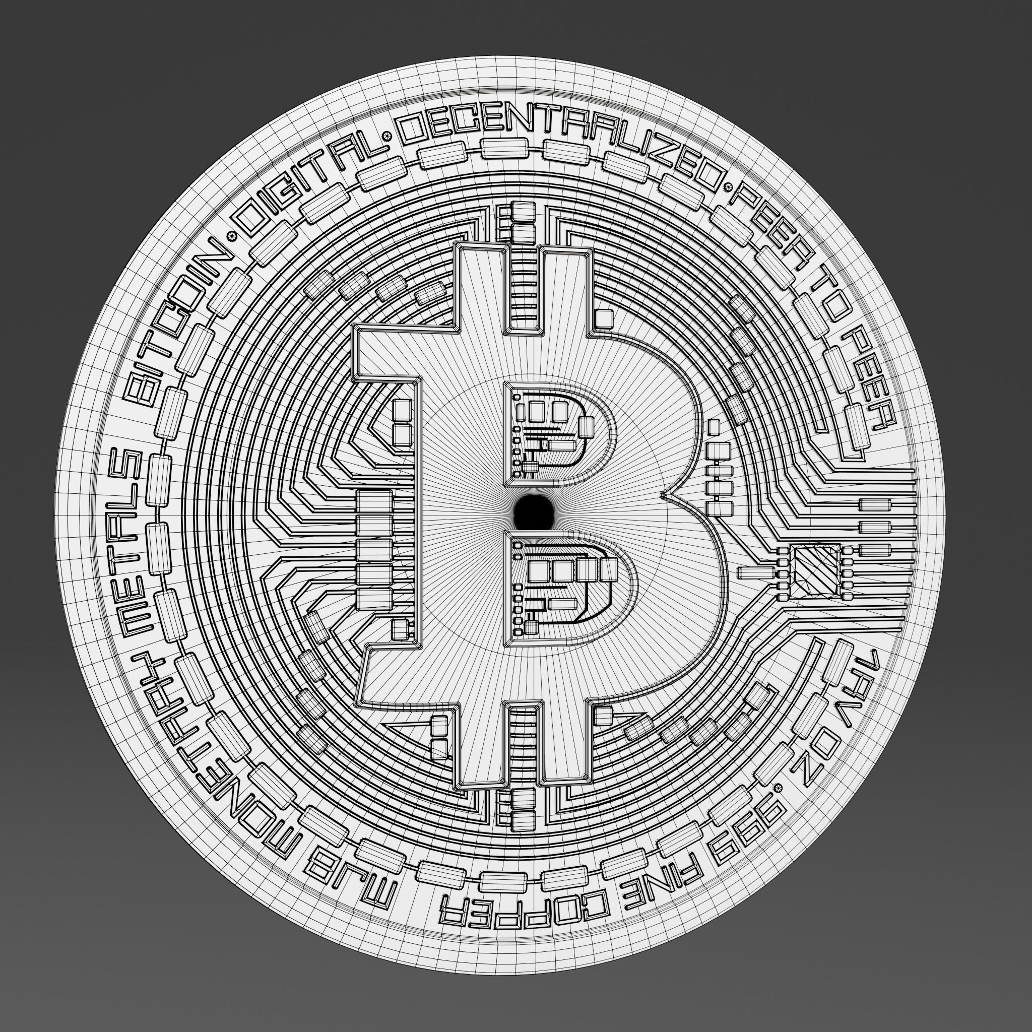 Bitcoin 3D model_10