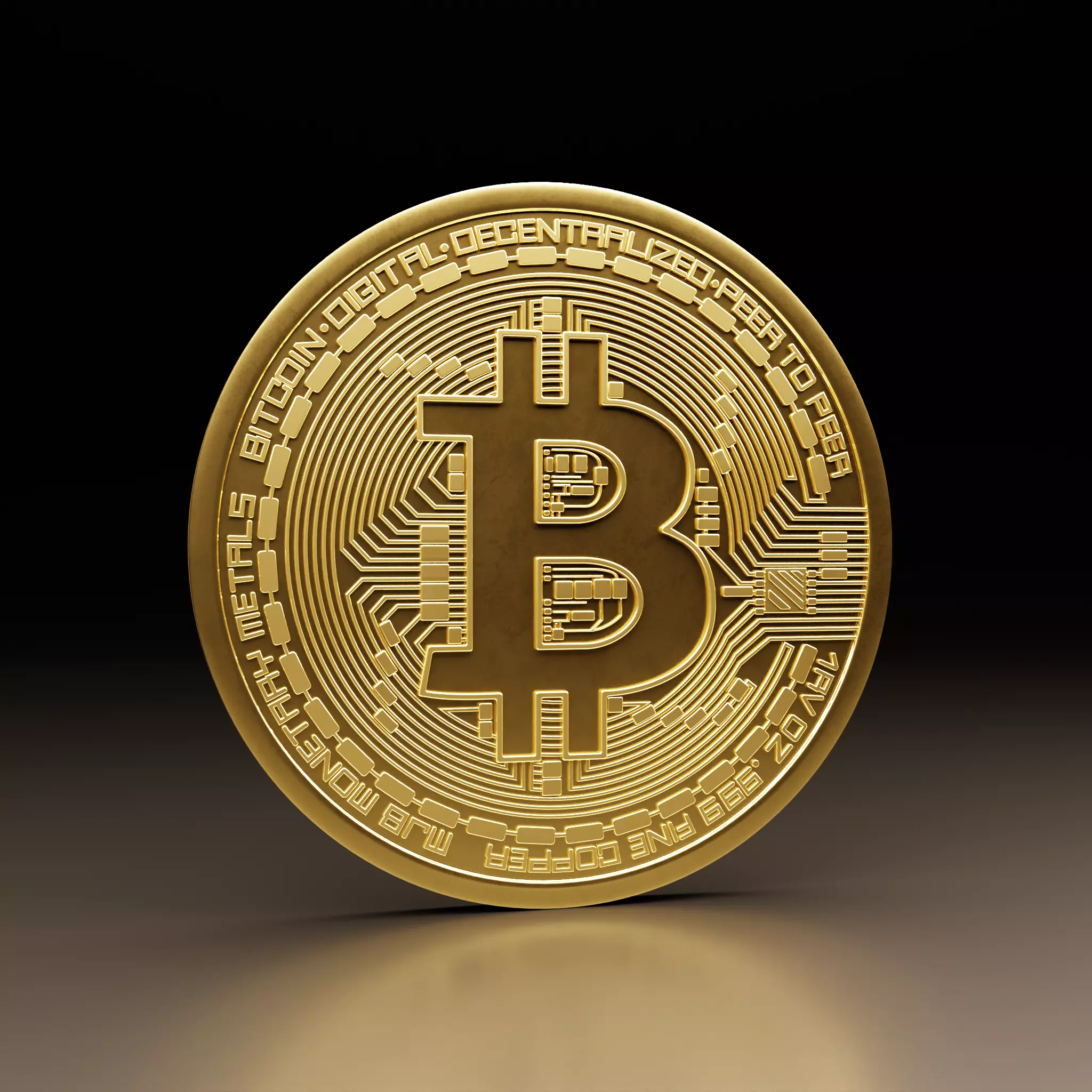 Bitcoin 3D model_0