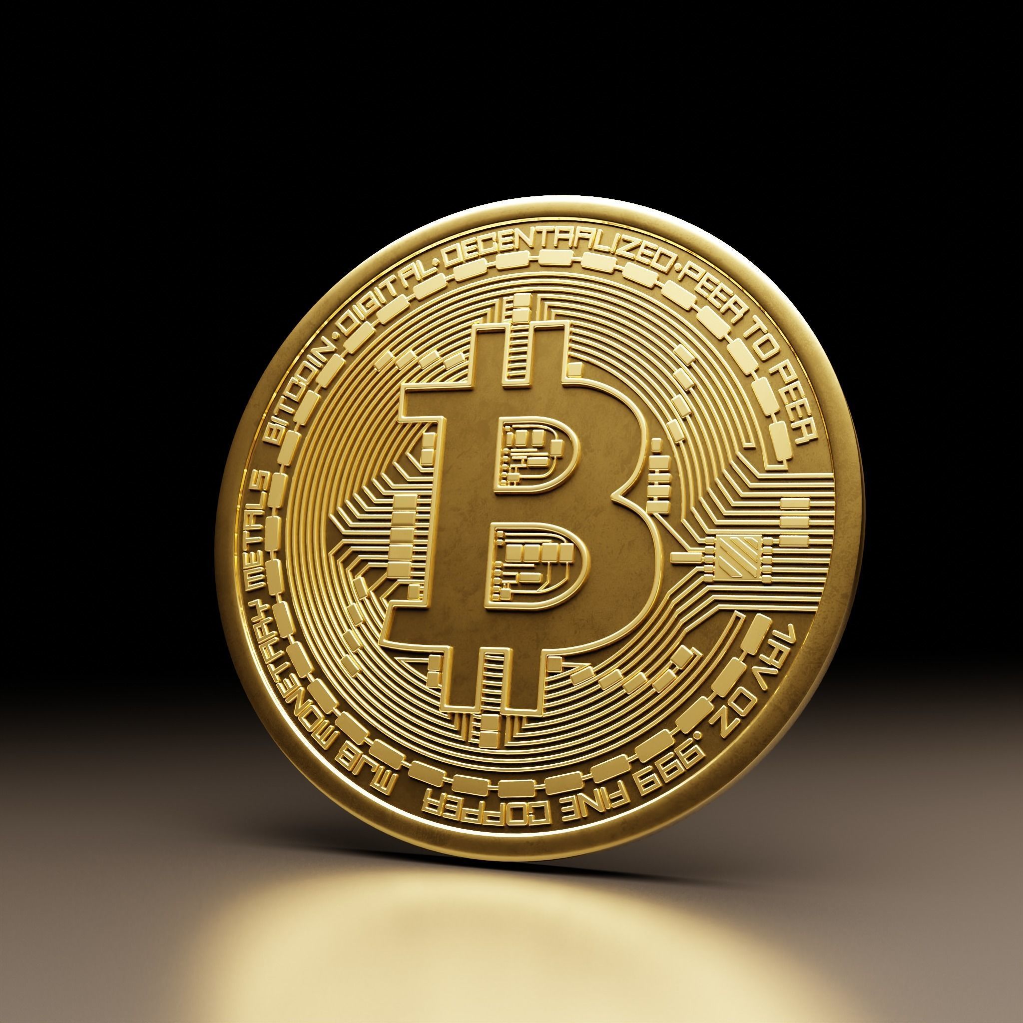 Bitcoin 3D model_5