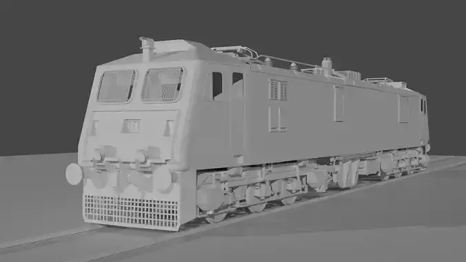 INDIAN RAILWAY WAP 7 3 PHASER LOCOMOTIVE 3D MODEL