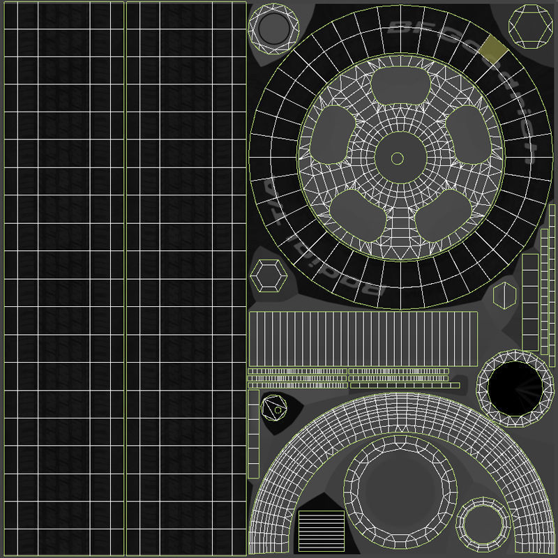1976 Dodge Lil Red Express truck Low-poly 3D model_44