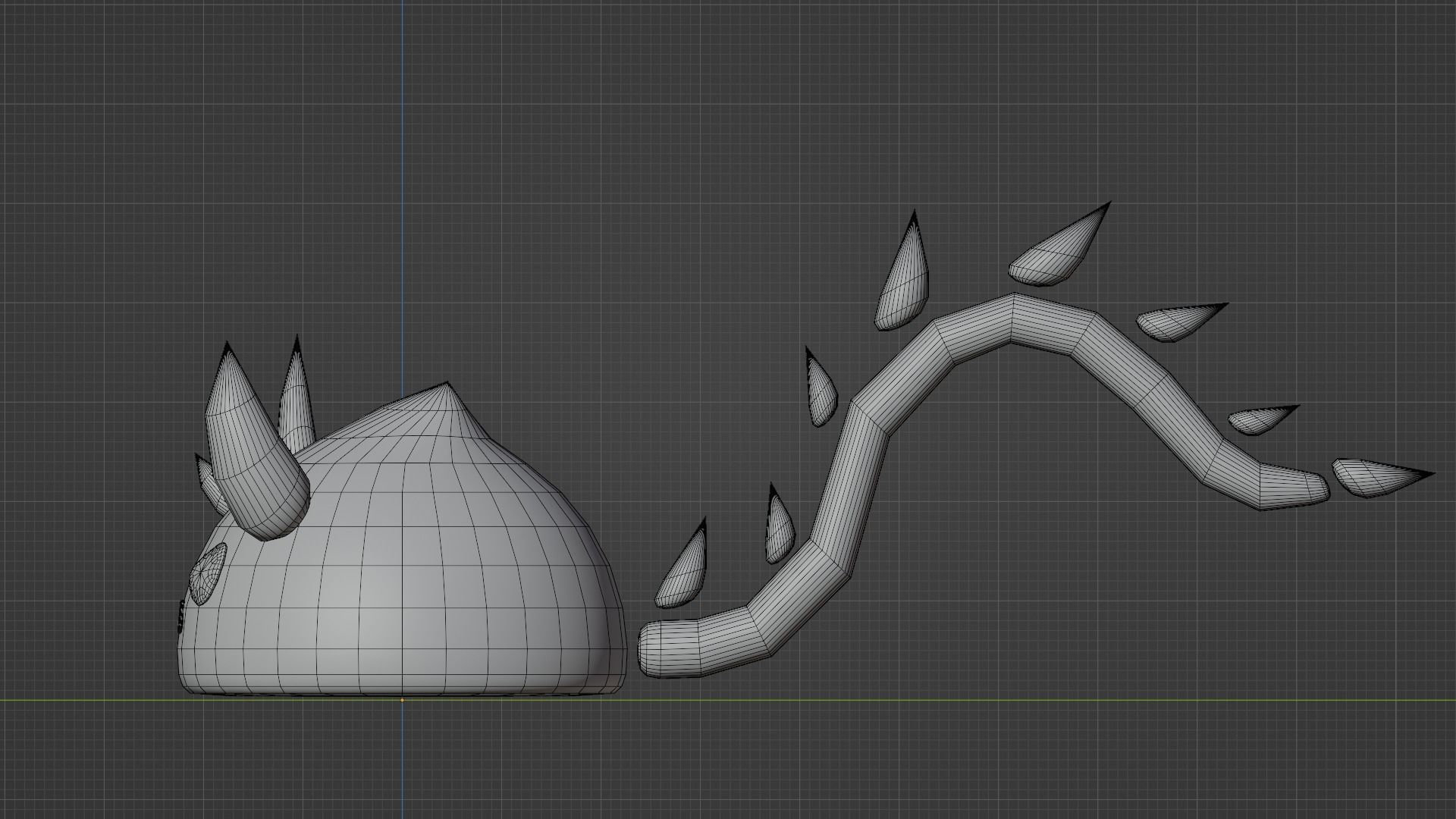 slime demon cute 3D model 3D model_6