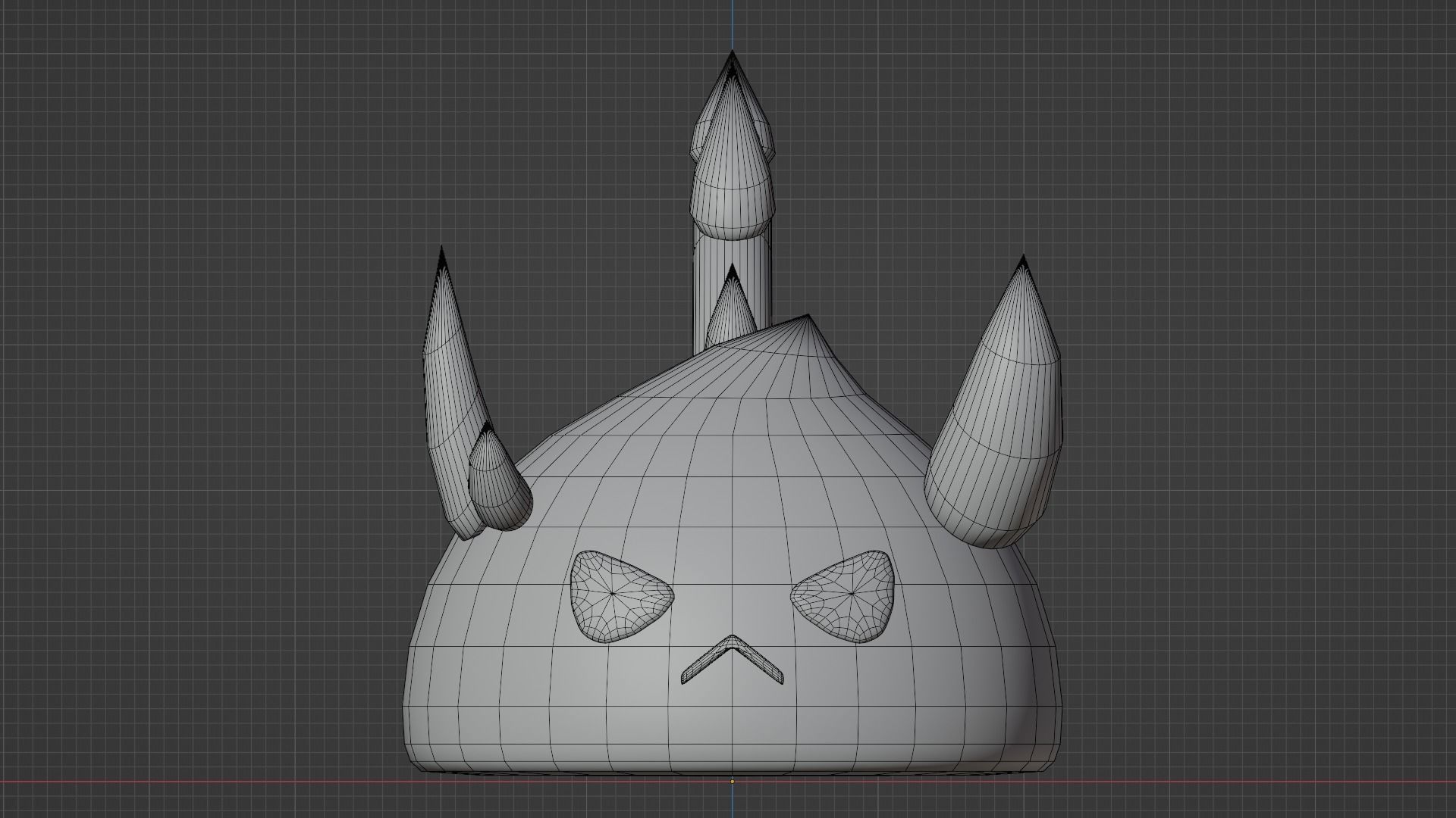 slime demon cute 3D model 3D model_4