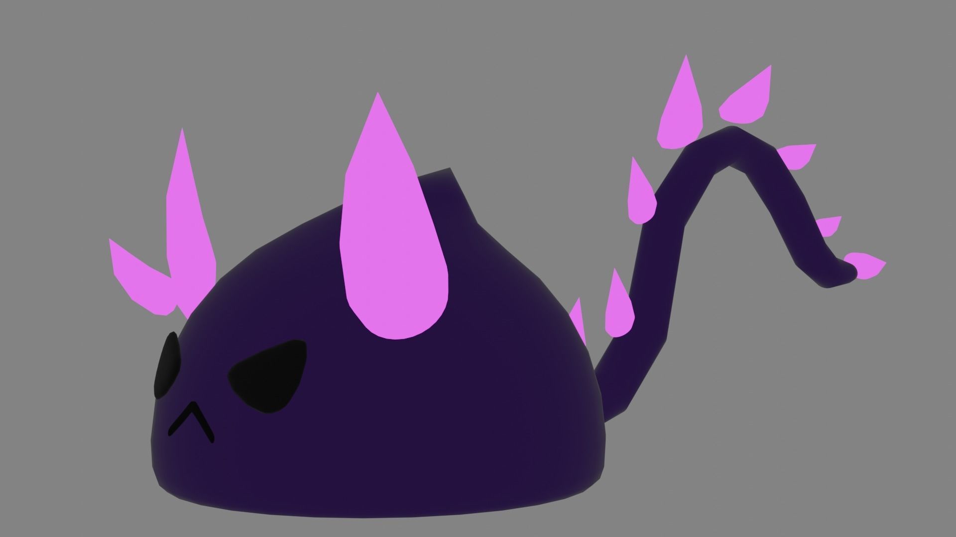 slime demon cute 3D model 3D model_1