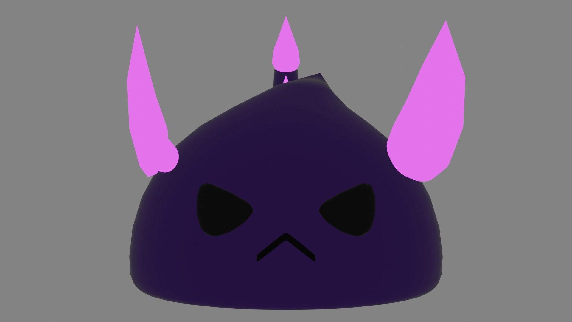 slime demon cute 3D model 3D model_3