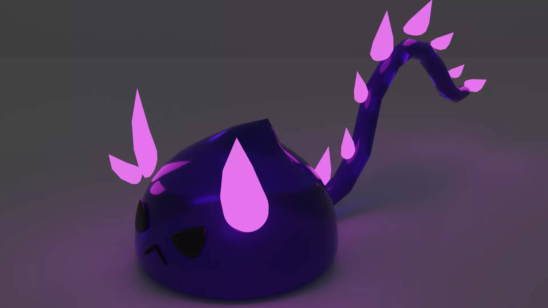 slime demon cute 3D model 3D model_0