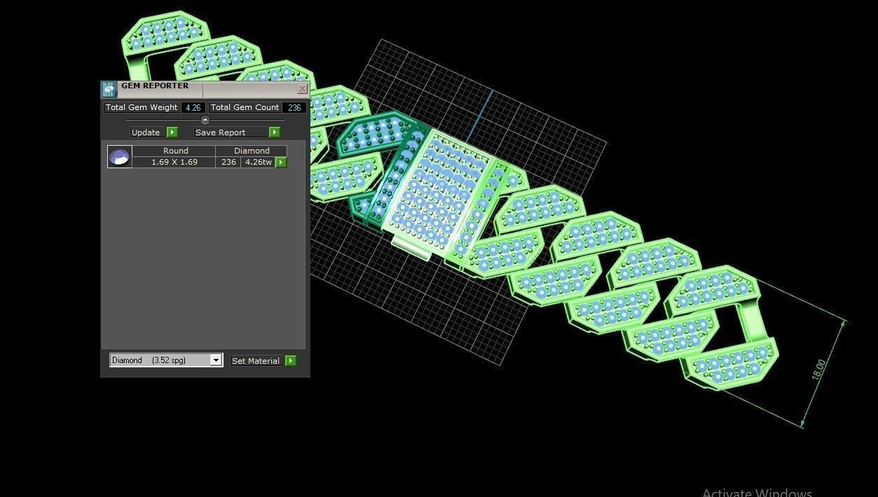 BANGLES CUBAN 3D print model_3