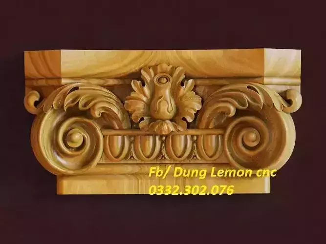 3d classic column fight 3D print model