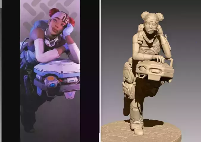 Apex Legends Lifeline 3D print OBJ STL 3D print model