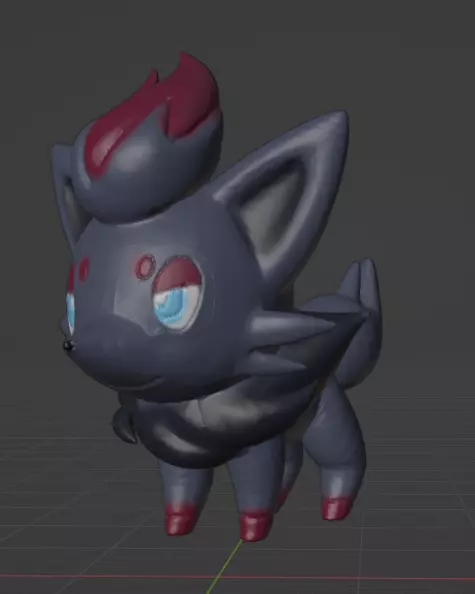 Zorua 3D print model_0