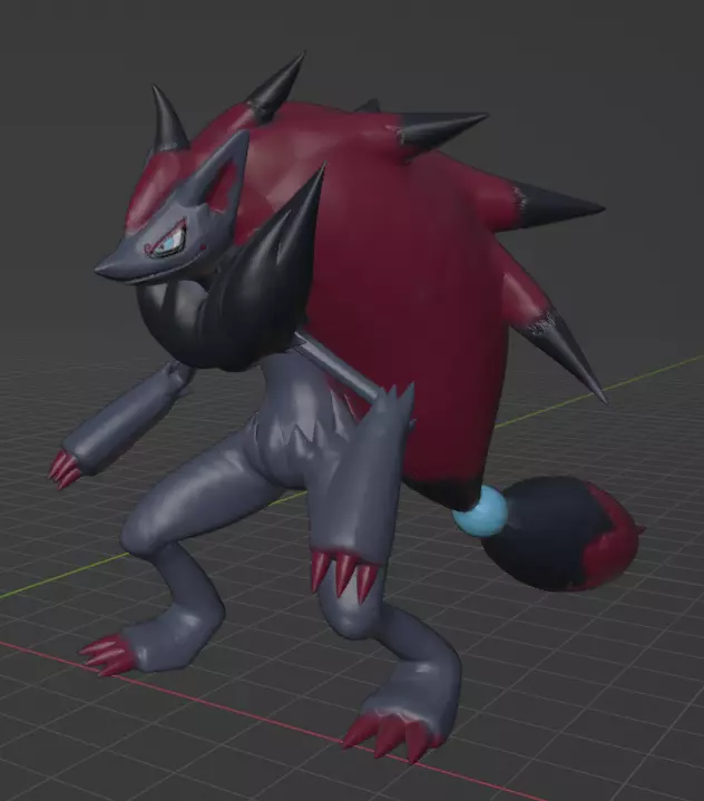 Zoroark 3D print model_0