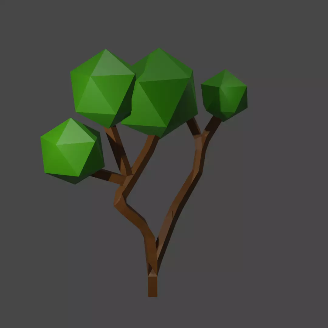 tree simple 3D model_0