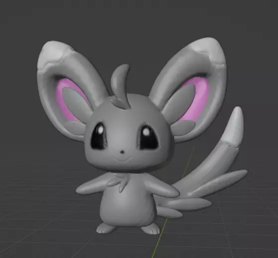 Minccino 3D print model_0