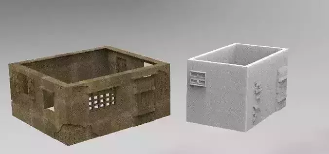 DESERT HOUSES PACK 28MM TABLETOP