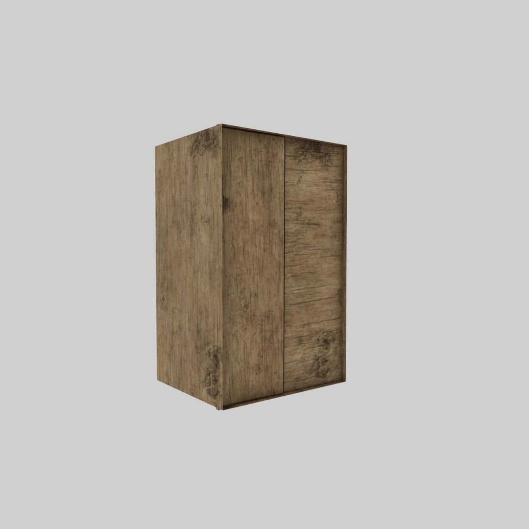 Wardrobe Free low-poly 3D model_10
