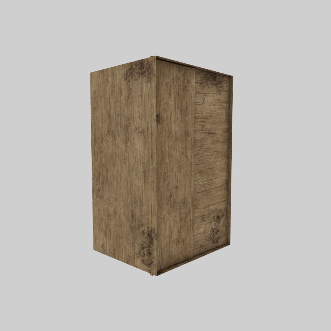 Wardrobe Free low-poly 3D model_4