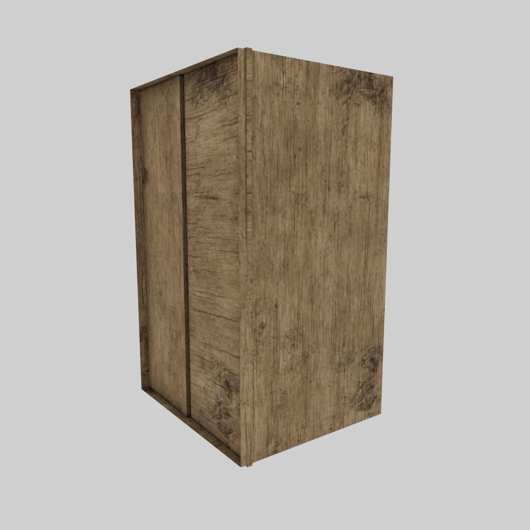 Wardrobe Free low-poly 3D model_6