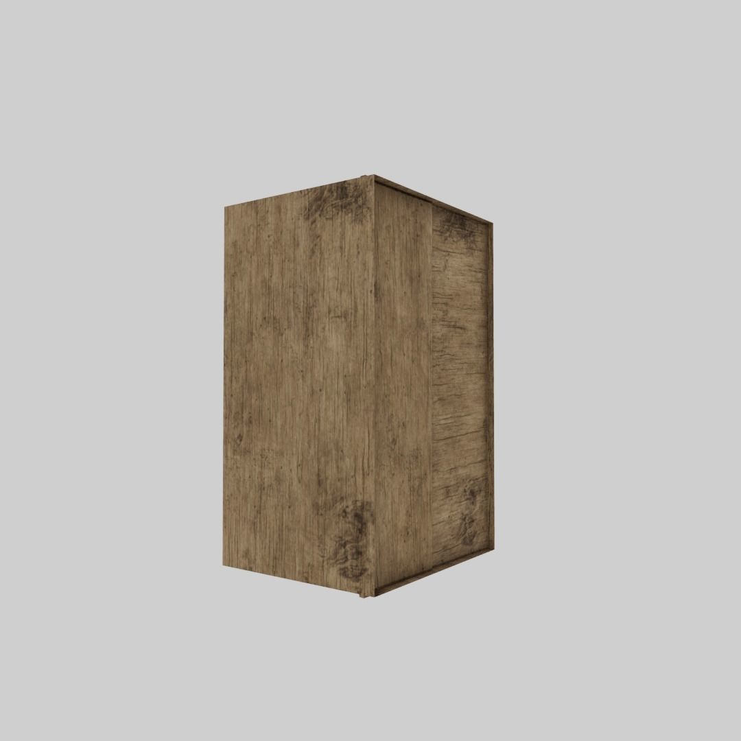 Wardrobe Free low-poly 3D model_2
