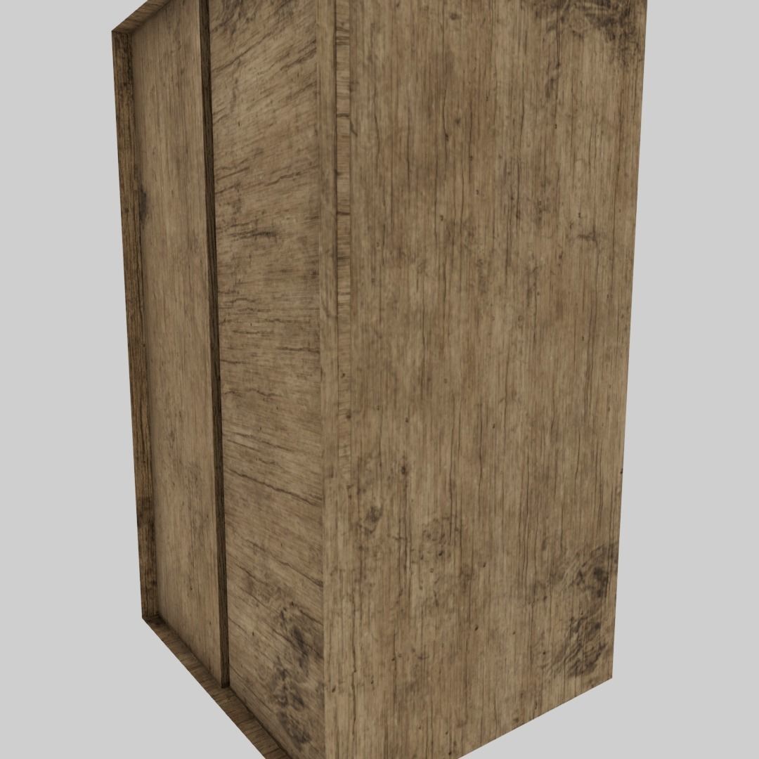 Wardrobe Free low-poly 3D model_11