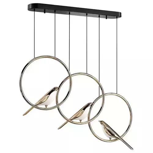 Pendant chandelier Rich Bird 3 Linear