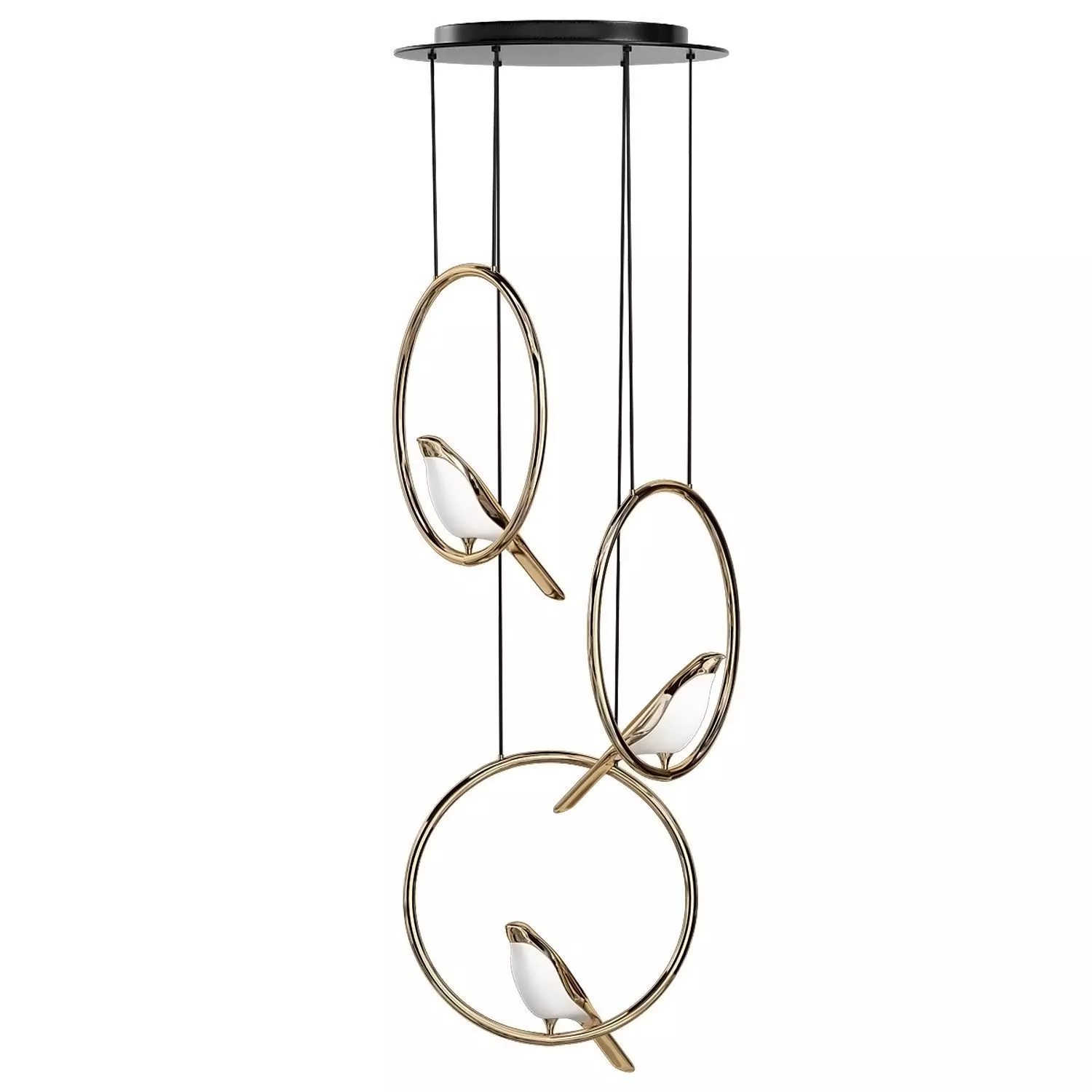 Scandinavian style pendant lamp 3D model_0