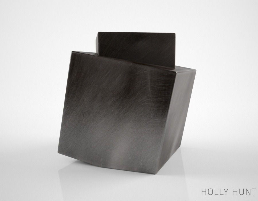 Holly Hunt Pyrite side table 3D model_2