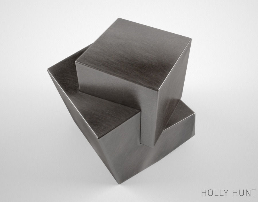 Holly Hunt Pyrite side table 3D model_3