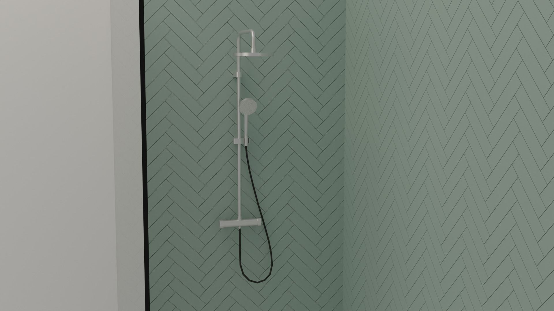 Bathroom Low-poly 3D model_27