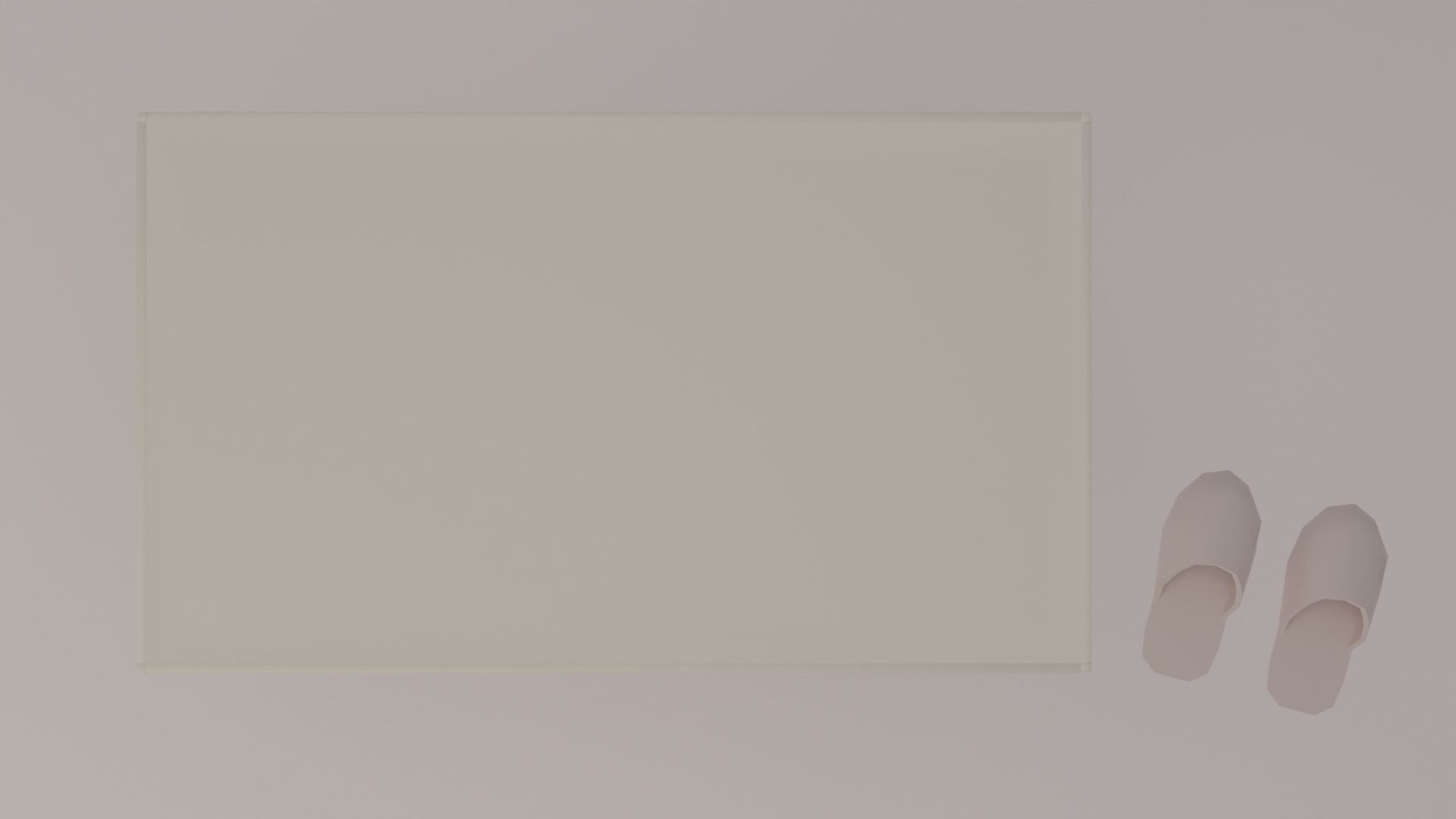 Bathroom Low-poly 3D model_33