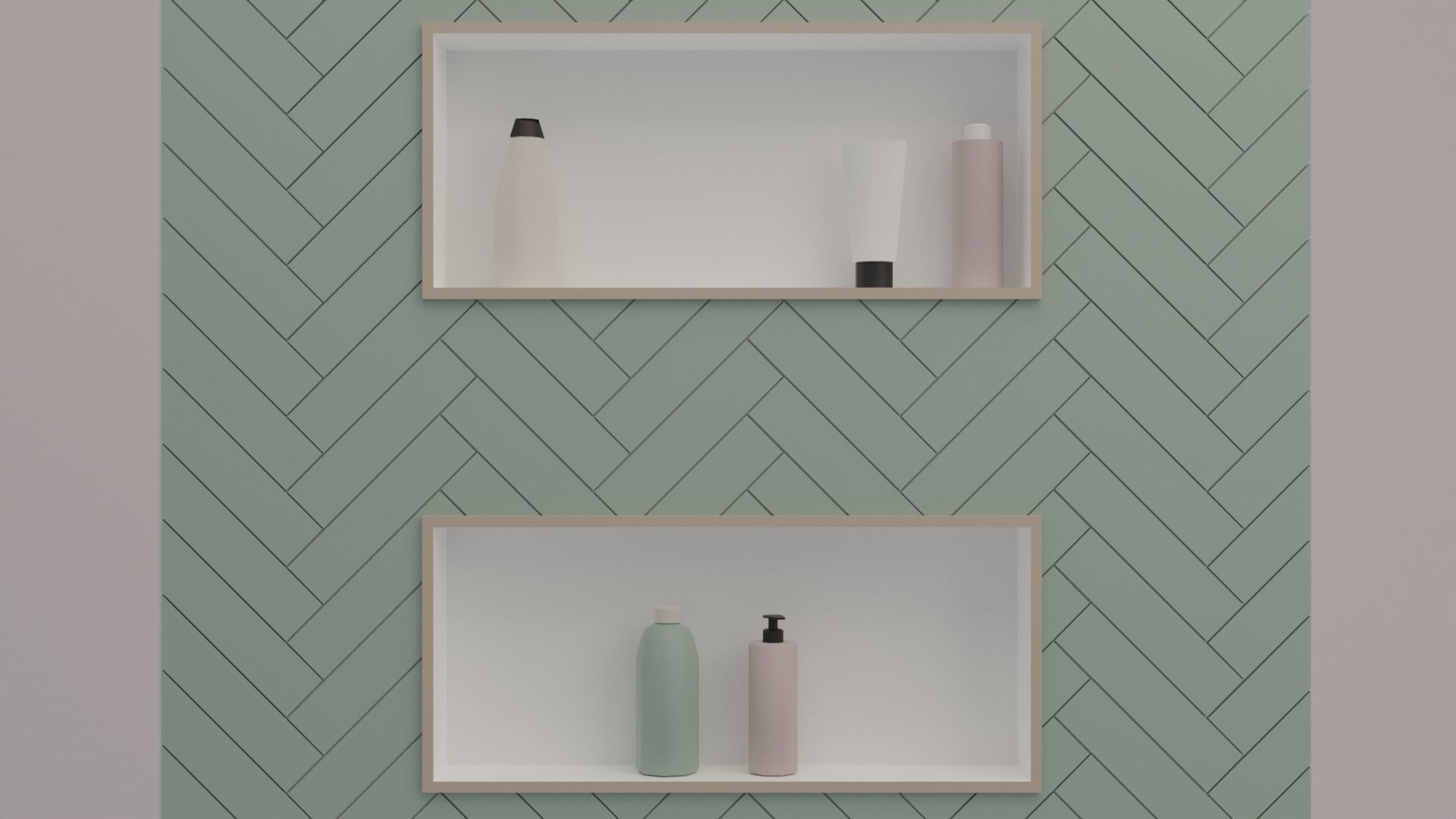 Bathroom Low-poly 3D model_30