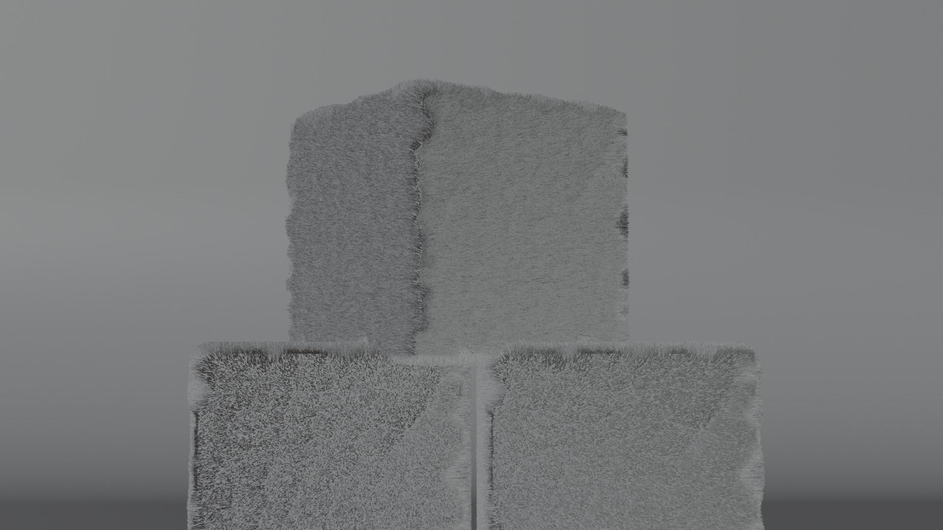 Fur in Blender 3D model_2