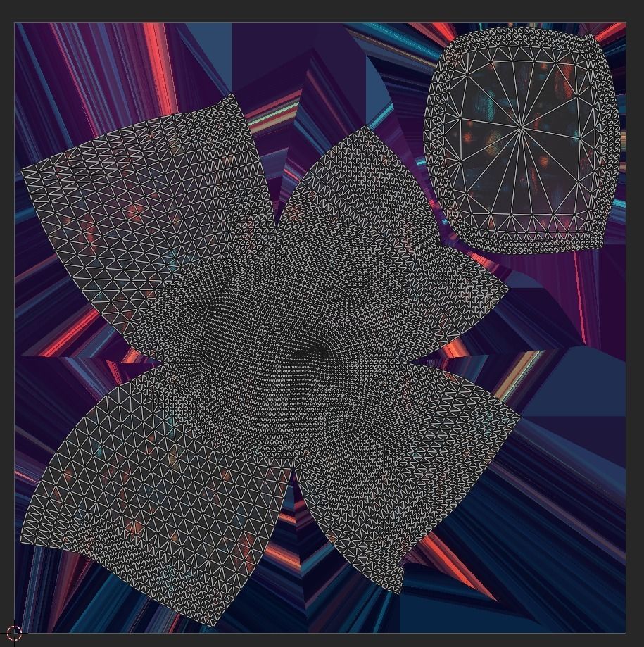 Bean bag chair ottoman pouf  gaming gamer 3d model set 1 Low-poly 3D model_18