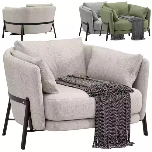 Cradle armchair by Arflex