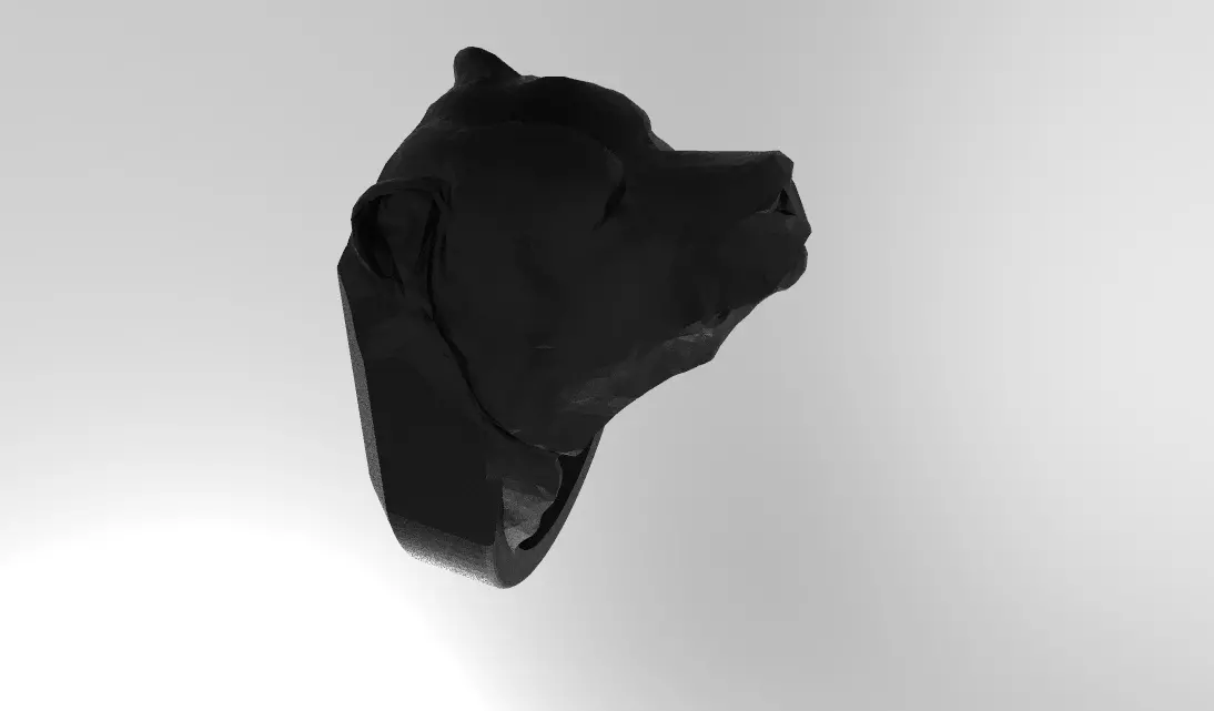 bear ring 3D print model