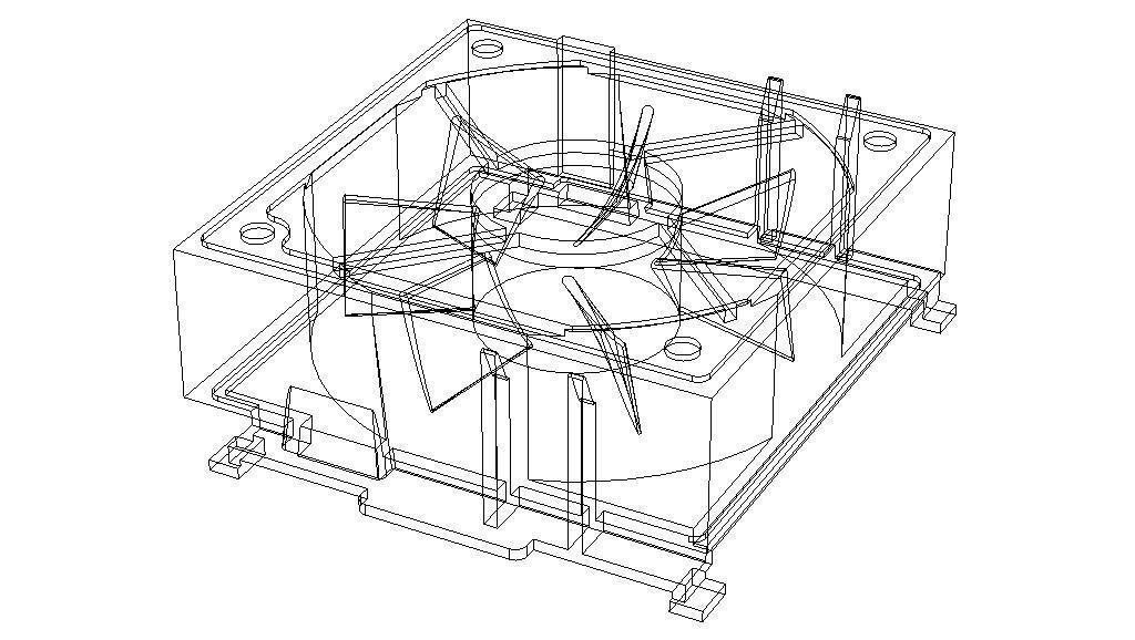 95x95 mm CPU Cooling Fan 3D model_21