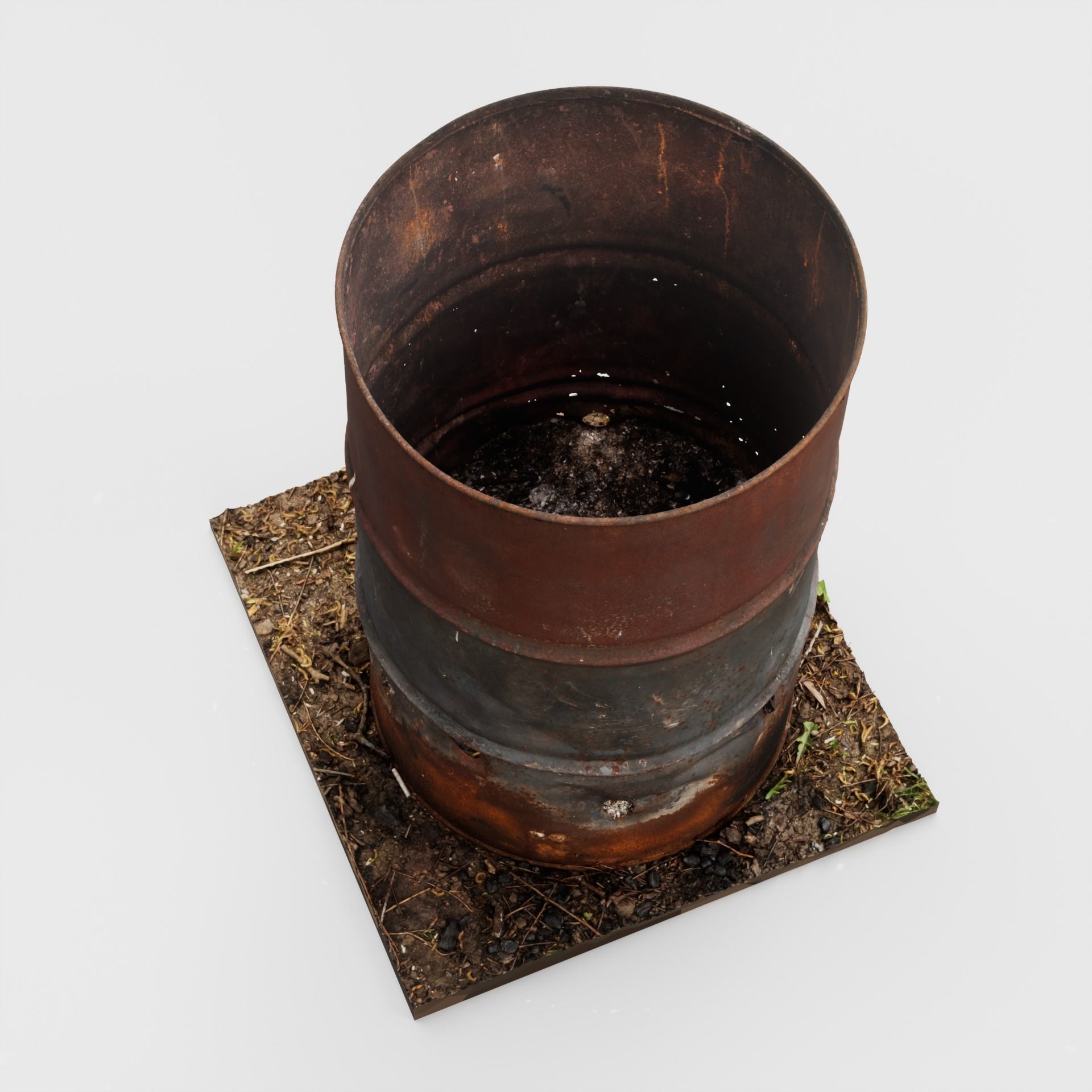 high quality scanned Barrel 3D model_1