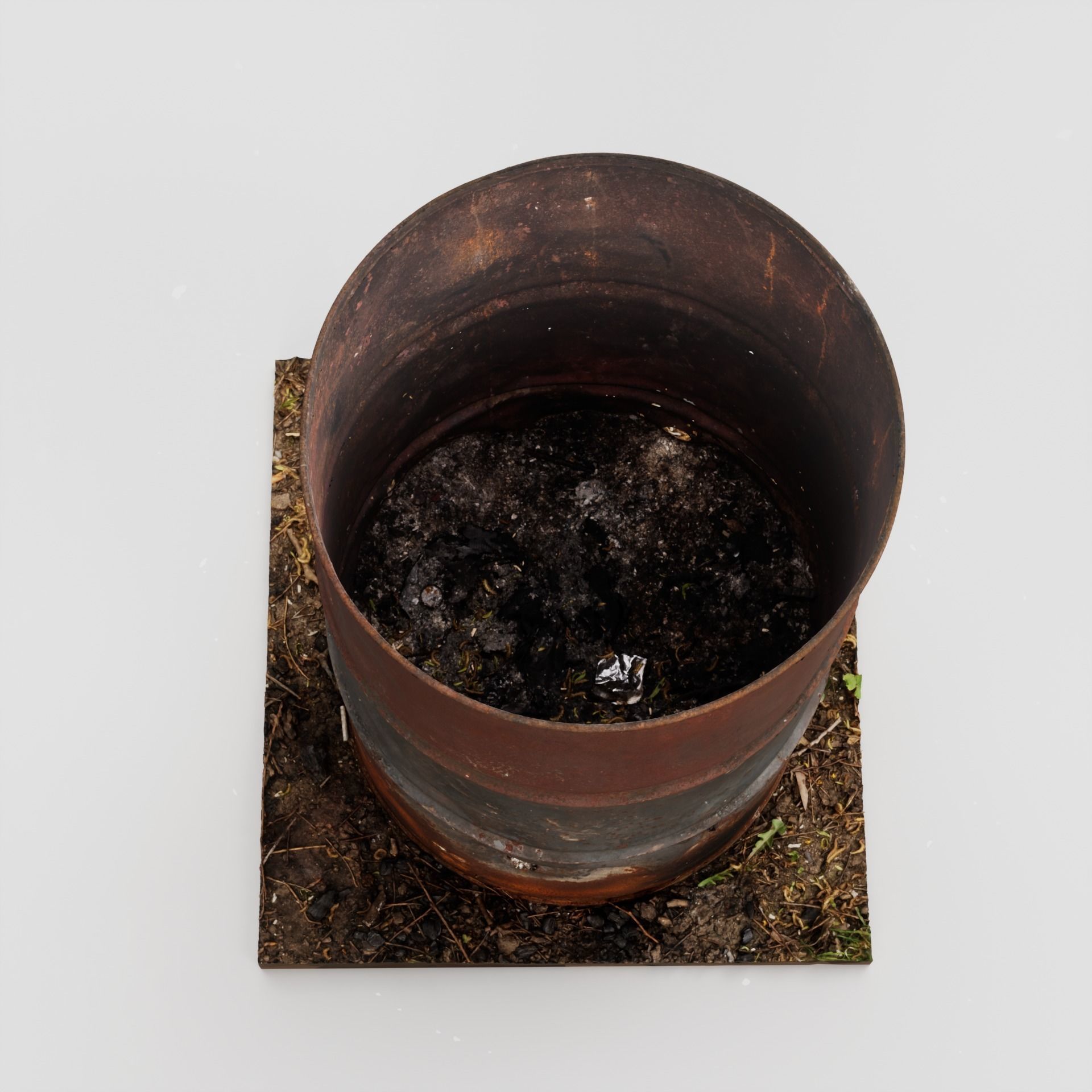 high quality scanned Barrel 3D model_3