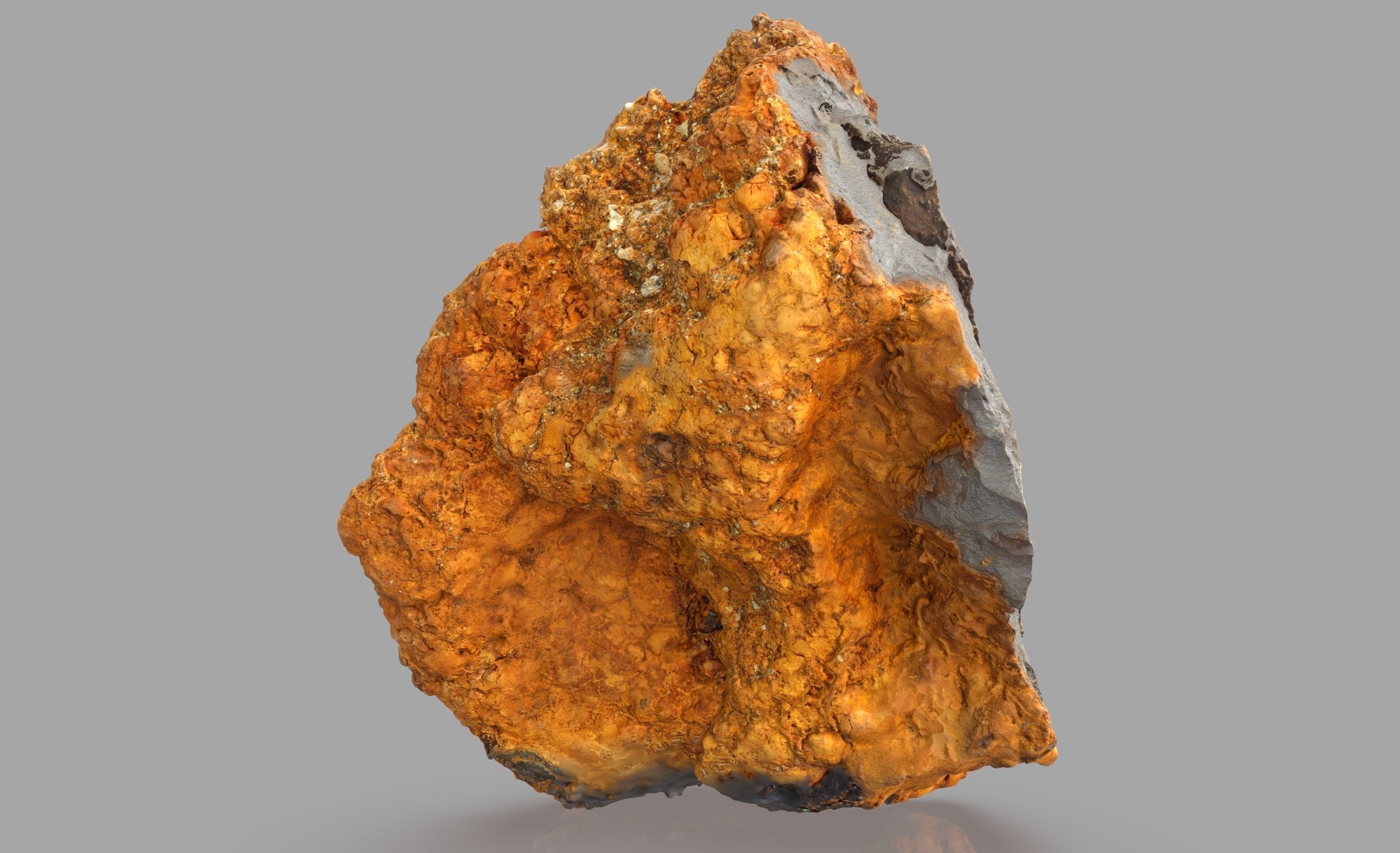 Hematite-Limatite Secretion Low-poly 3D model_4