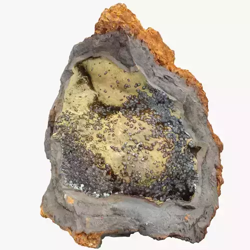 Hematite-Limatite Secretion Low-poly 3D model