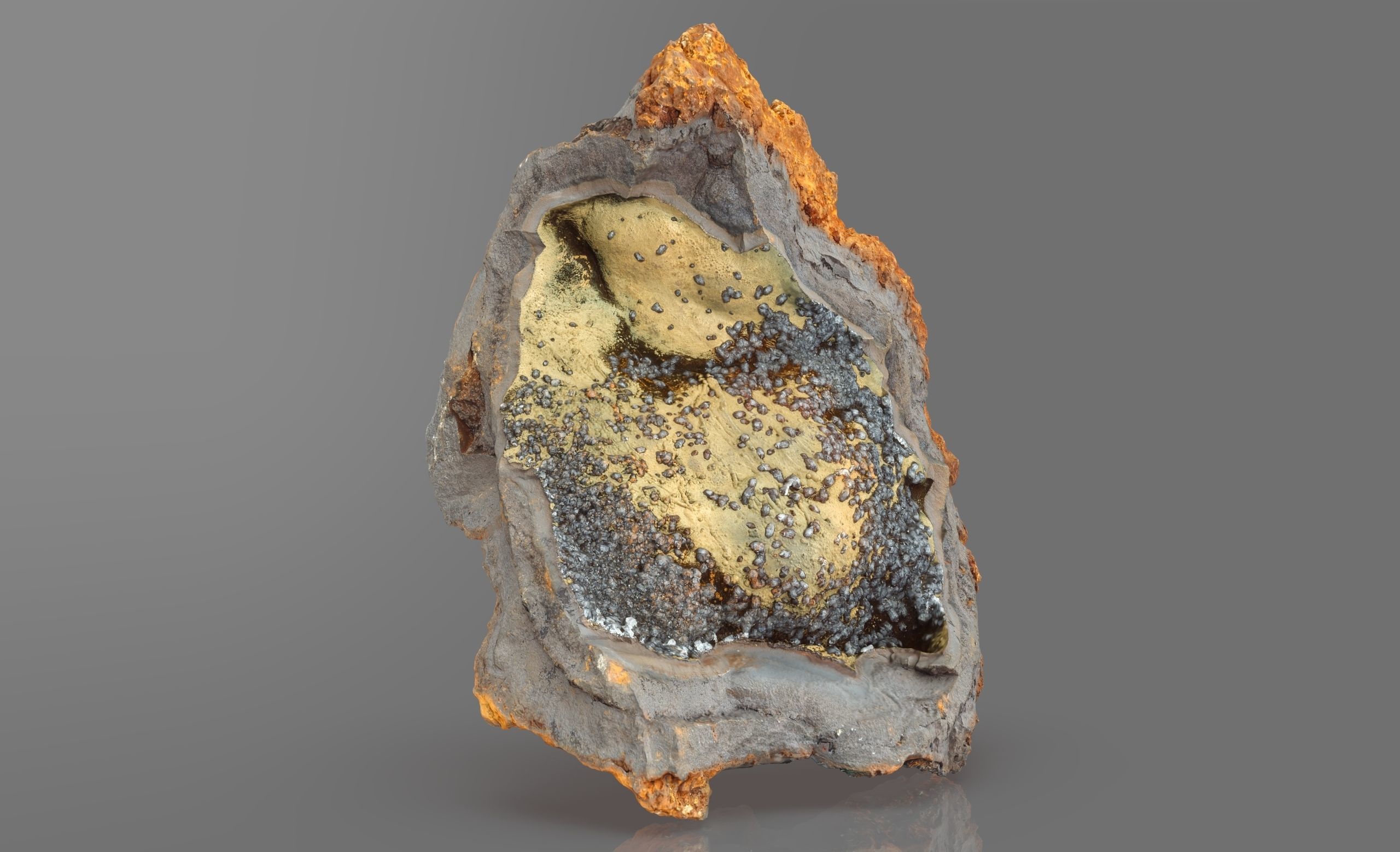 Hematite-Limatite Secretion Low-poly 3D model_2